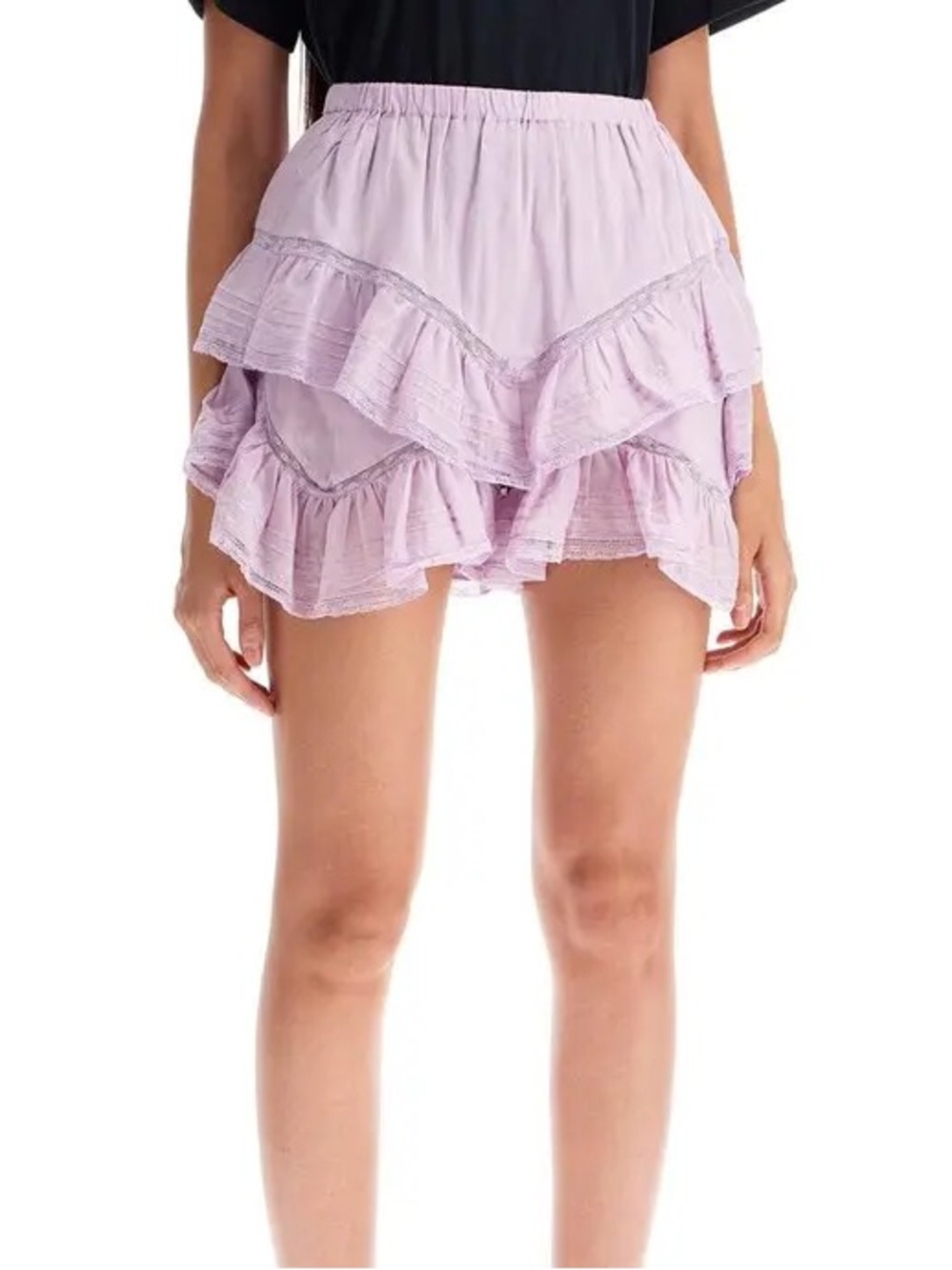 Isabel Marant eToile Gisele Ruffled Skirt/Skort Lilac
